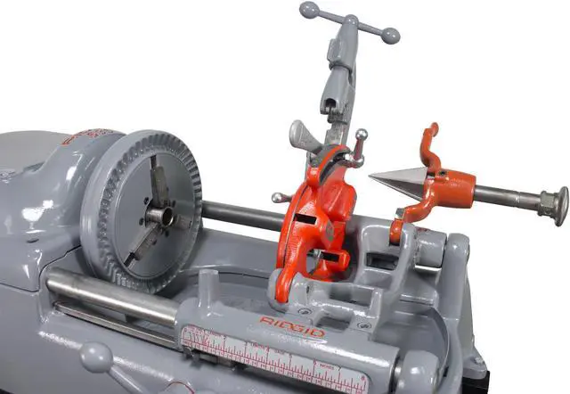 Alt view image 7 of 7 - RIDGID® 535 V1 Pipe Threading Machine with 811 Die Head Extra Head Alloy Steel Dies and Reamer