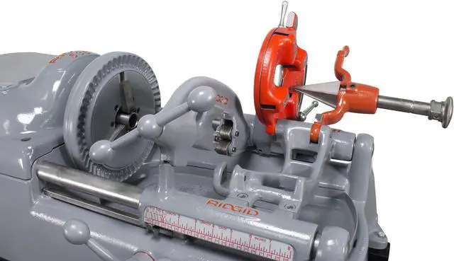 Alt view image 6 of 7 - RIDGID® 535 V1 Pipe Threading Machine with 811 Die Head Extra Head Alloy Steel Dies and Reamer