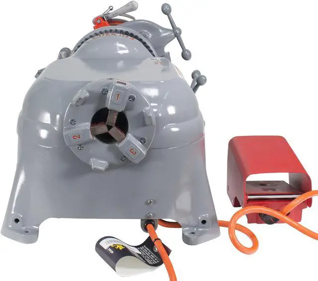 Alt view image 5 of 7 - RIDGID® 535 V1 Pipe Threading Machine with 811 Die Head Extra Head Alloy Steel Dies and Reamer