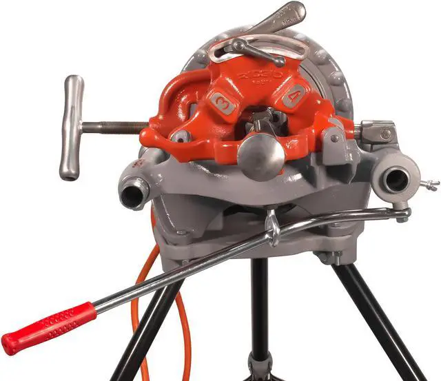 Alt view image 4 of 7 - RIDGID® 300 Pipe Threader with RIDGID® Accessories and Oil