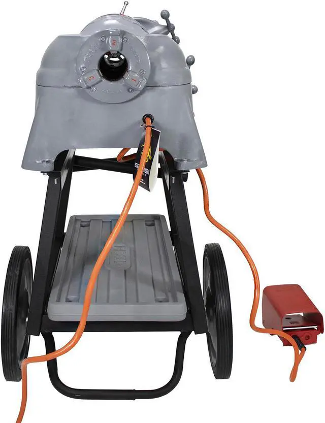 Alt view image 4 of 7 - RIDGID® 535 V1 Pipe Threading Machine with 811 Die Head Alloy Steel Dies Cart & Adapter