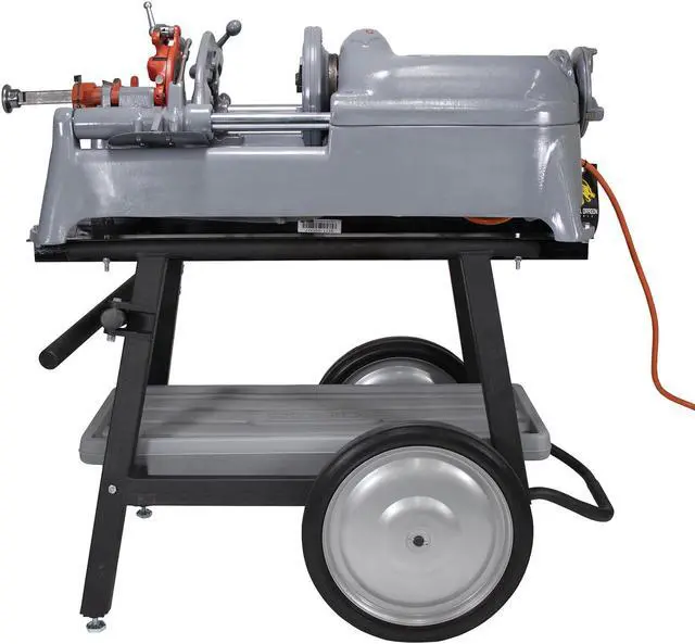 Alt view image 3 of 7 - RIDGID® 535 V1 Pipe Threading Machine with 811 Die Head Alloy Steel Dies Cart & Adapter