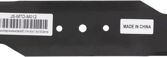Alt view image 5 of 7 - Erie Outdoor Power Equipment (6) Notched Blade fits MTD® 742-0487 742-0487A 942-0487A 32-inch Deck