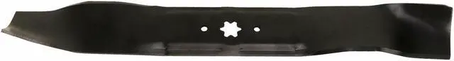 Alt view image 2 of 7 - 8 USA Mower Blades® MTD616MBP Extra High-Lift for MTD 490-110-M115 742-04087-0637 742-04126 7420616 742-0616 Length 21-3/16 in. Width 2-3/4 in. Thickness .149 in. Center Hole 6 Point Star 42 in. Deck