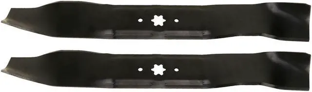 Main image of 2 USA Mower Blades® MTD616MBP Extra High-Lift for MTD 490-110-M115 742-04087-0637 742-04126 7420616 742-0616 Length 21-3/16 in. Width 2-3/4 in. Thickness .149 in. Center Hole 6 Point Star 42 in. Deck