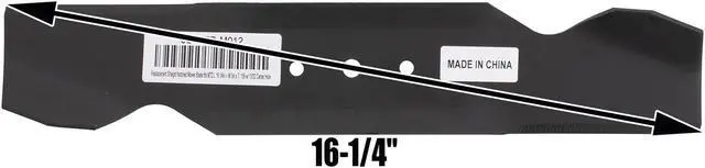 Alt view image 3 of 7 - Erie Outdoor Power Equipment (6) Notched Blade fits MTD® 742-0487 742-0487A 942-0487A 32-inch Deck