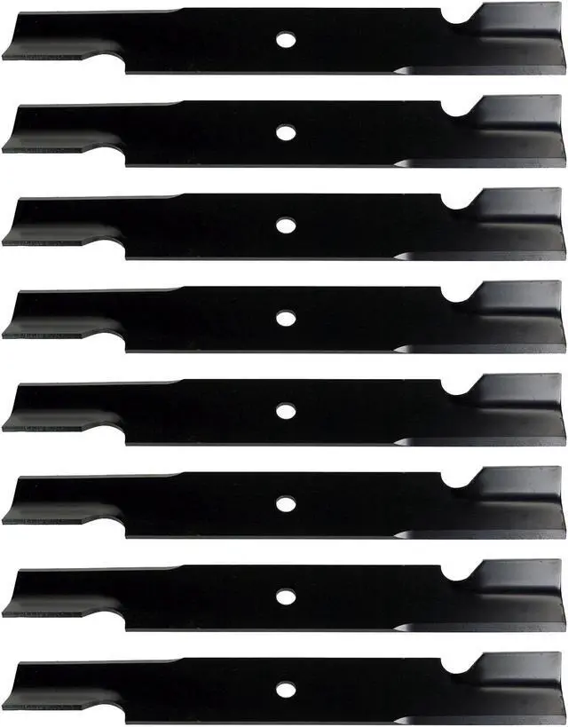 Main image of USA Mower Blades (8) U11108BP Standard Medium Lift Replacement Blades for Great Dane® D18037 GDU10231 Length 18 in. Width 2-1/2 in. Thickness .203 in. Center Hole 5/8 in. 36 in. 52 in. 54 in. Deck