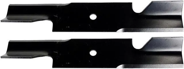Main image of 2 USA Mower Blades U11184BP Extra High-Lift for Scag 48110, 481706, 481710, 48184, 482461, 482877 A48110, A48184 Length 16-1/2 in. Width 3 in. Thickness .203 in. Center Hole 5/8 in. 32 in. 48 in. Deck