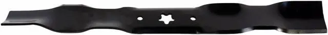 Alt view image 2 of 7 - 2 USA Mower Blades AYP339BP Mulching Blade Fits AYP® 532532193957 581116301 581116302 532 13 41-48 Length 19-5/8 in. Width 2-1/4 in. Thickness .140 in. Center Hole 5 PT ST 38 in. Deck