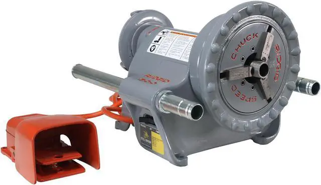Alt view image 2 of 7 - RIDGID® 300 Power Drive Pipe Threading Machine Foot Switch 41855