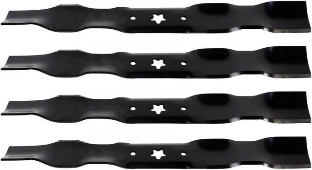 Main image of 4 USA Mower Blades AYP339BP Mulching Blade Fits AYP® 532532193957 581116301 581116302 532 13 41-48 Length 19-5/8 in. Width 2-1/4 in. Thickness .140 in. Center Hole 5 PT ST 38 in. Deck