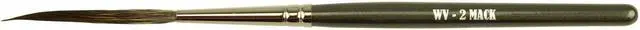 Alt view image 7 of 7 - Set of 3 Sizes 0 - 2 Wizard Vortex Scroll Pinstriper Blue Squirrel Grey Handle Brush