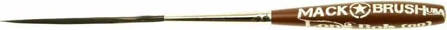 Alt view image 7 of 7 - Set of 4 Sizes 000-2 Series Long Bob Pinstriping Scrolling Brush Black Synthetic & Blue Squirrel 1 3/4" Hair Length