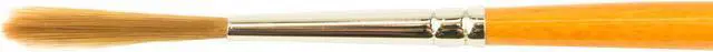 Alt view image 7 of 7 - Set of 2 Size 1-2 Series AJ Alan Johnson Mini Detailer Brush Dark Brown Synthetic Hair Pinstriper