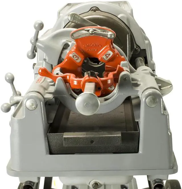 Alt view image 4 of 7 - RIDGID® 535A V3 Auto Chuck Pipe Threading Machine 84097 341 Reamer 811A with Extra Die Head High Speed Steel Dies and Universal Cart