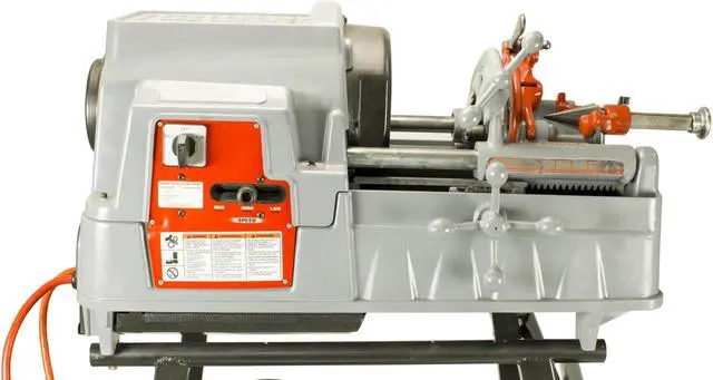 Alt view image 3 of 7 - RIDGID® 535A V3 Auto Chuck Pipe Threading Machine 84097 341 Reamer 811A with Extra Die Head High Speed Steel Dies and Universal Cart