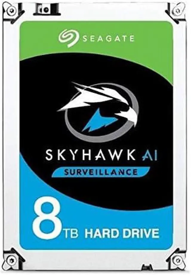 Alt view image 10 of 10 - Seagate ST8000VE000 Skyhawk AI 8TB SATA III 7200 RPM 256MB 3.5" Surveillance Hard Drive