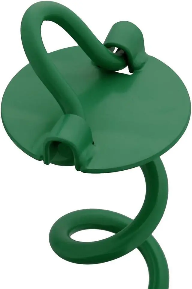 Alt view image 3 of 6 - 7Penn Spiral Ground Anchors - 16 Inch Green Twist Tent Stakes, 4 Pack