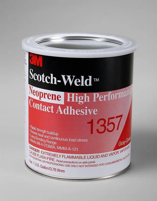 Main image of 3M 19894 Neoprene High Performance Contact Adhesive 1357 Gray-Green, 1 Gallon