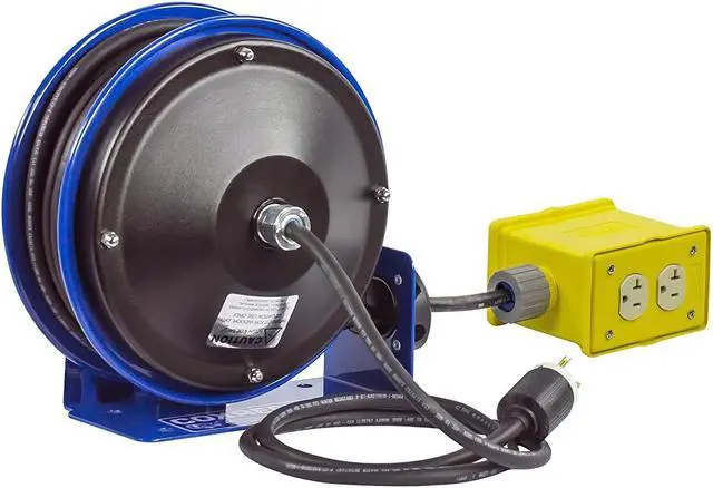 Alt view image 15 of 20 - COMPACT POWER CORD REEL-12/3 X 30' QUAD IND