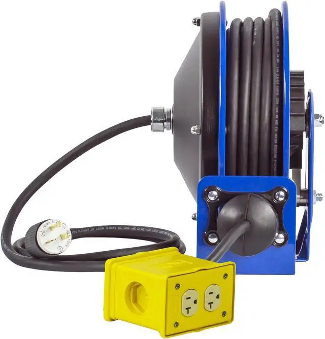 Alt view image 13 of 20 - COMPACT POWER CORD REEL-12/3 X 30' QUAD IND