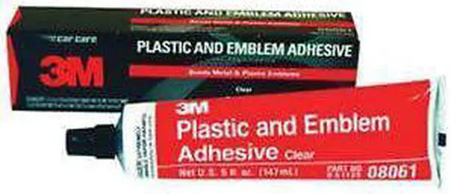 Main image of 3M 08061 Plastic & Metal Emblem Clear Fast Drying Bonding Adhesive 5oz Tube