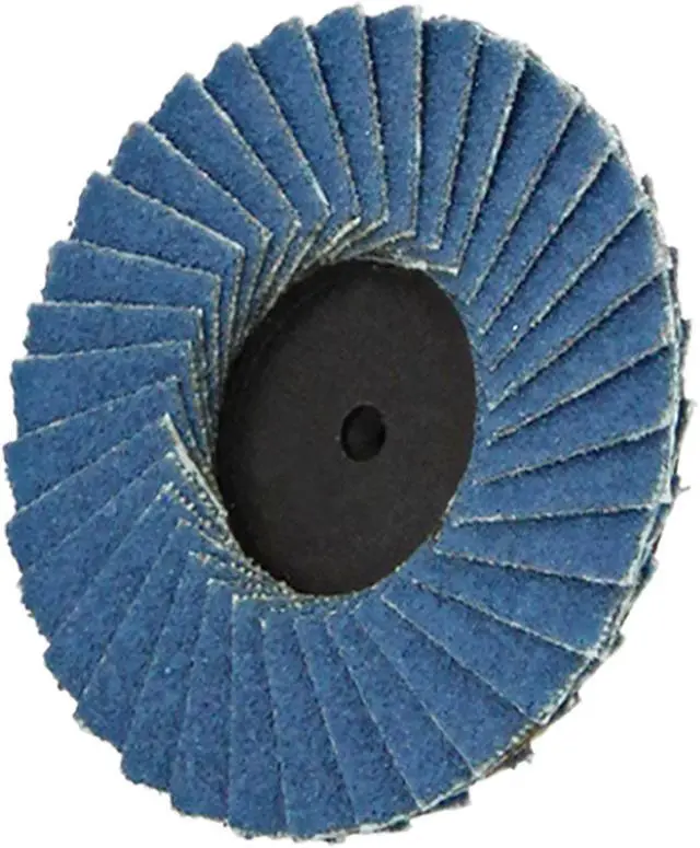 Alt view image 7 of 7 - ABN 2” 120 Grit Zirconia Alumina Flat Flap Disc Roloc Lock Grinding Wheels 10 PK