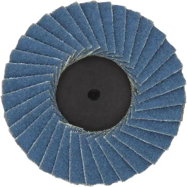 Alt view image 2 of 7 - ABN 2” 120 Grit Zirconia Alumina Flat Flap Disc Roloc Lock Grinding Wheels 10 PK