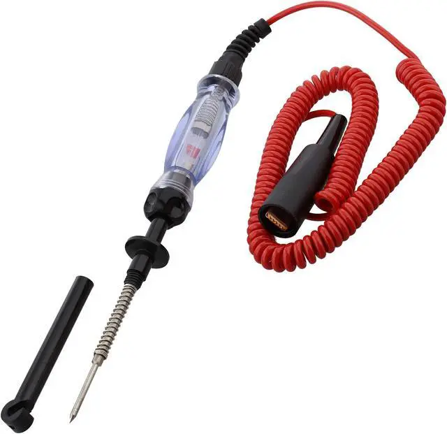 Alt view image 6 of 10 - ABN Wire Piercing Circuit Tester LED Test Light 6-12-24V Automotive Probe Tool