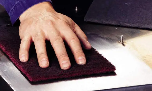 Alt view image 2 of 2 - Walter 07A500 BLENDEX Surface Finishing Hand Sheet - [Pack of 60] 9 in. x 6 in