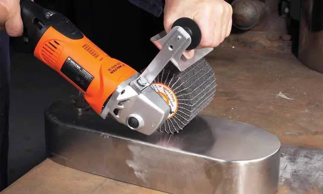 Alt view image 2 of 3 - Walter 07J448 COOLCUT Linear Finishing Flap Abrasive Drum - 80 Grit, 4-1/4 in.