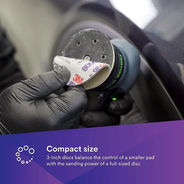 Alt view image 12 of 13 - 3M 30804 Polishing Pad,Foam,3" Size,PK15