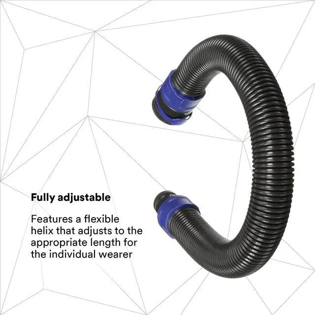 Alt view image 7 of 14 - 3M BT-30 100CFM Versaflo™ Length Adjusting Black Breathing Tube