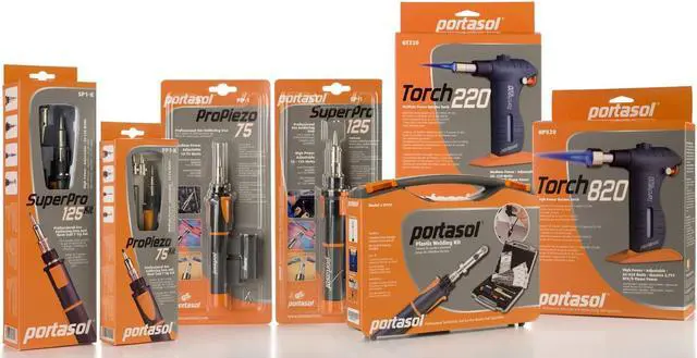 Alt view image 7 of 7 - portasol 011289210 plastic welding kit