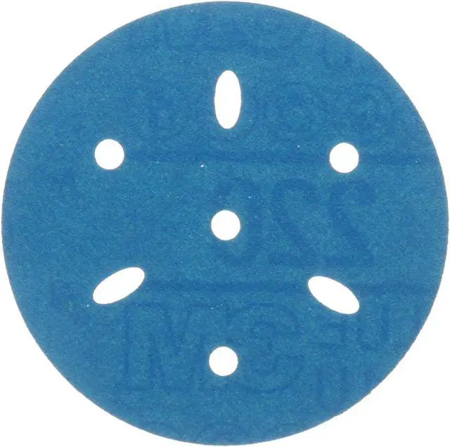Alt view image 2 of 3 - 3M Hookit Blue Abrasive Disc Multi-hole, 36148, 3 in, 240 grade, 50 discs
