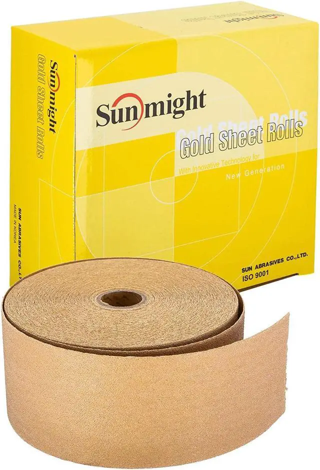 Main image of Sunmight Gold 2-3/4" X 45yd 220G PSA Sheet Roll, 06111, 1 Roll