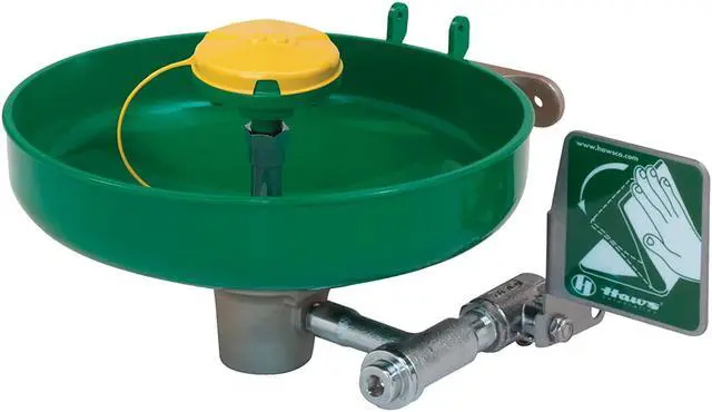 Alt view image 6 of 6 - HAWS 7260B-7270B Plumbed Eyewash, Wall Mount, Plumbed, 7 in H., 14 1/2 in W