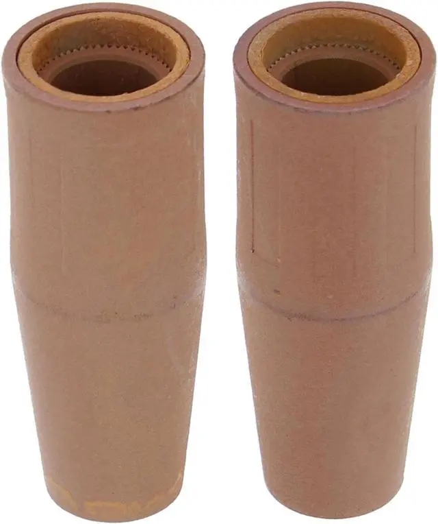 Alt view image 2 of 4 - Walter Welding Nozzle 2pc Set - 1/2in Diameter Pre-Coated Ceramic E-Weld Nozzles