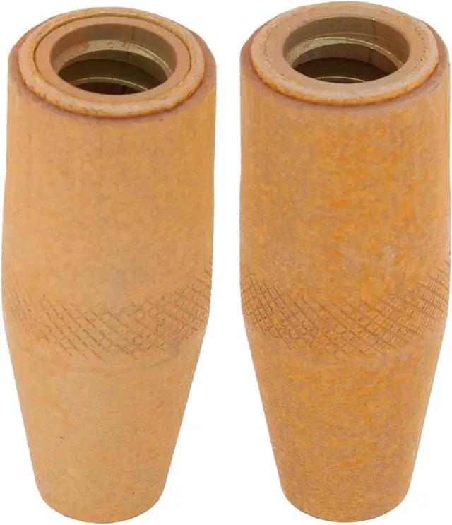 Alt view image 2 of 4 - Walter Welding Nozzle 2pc Set - 3/8in Diameter Pre-Coated Ceramic E-Weld Nozzles