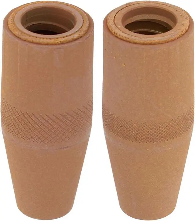 Alt view image 2 of 4 - Walter Welding Nozzle 2pc Set - 3/8in Diameter Pre-Coated Ceramic E-Weld Nozzles