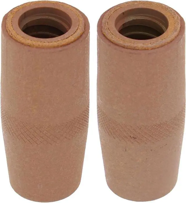 Alt view image 2 of 4 - Walter Welding Nozzle 2pc Set - 1/2in Diameter Pre-Coated Ceramic E-Weld Nozzles