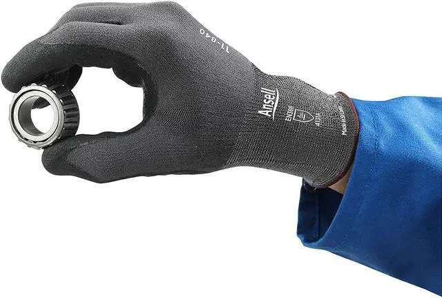 Alt view image 3 of 5 - Ansell Hyflex 11-840 Work Gloves for Men and Women, Nylon, Medium, 12 Pairs
