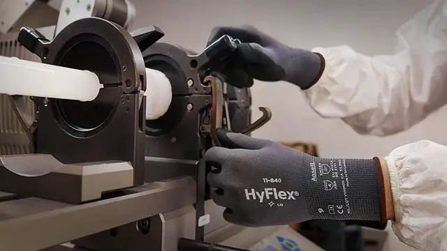 Alt view image 5 of 5 - Ansell Hyflex 11-840 Work Gloves for Men and Women, Nylon, Medium, 12 Pairs