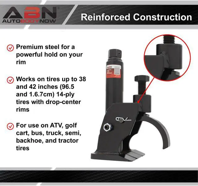 Alt view image 3 of 7 - ABN Manual Tire Bead Breaker Jack - Bead Breaking Manual Tire Changer Tool