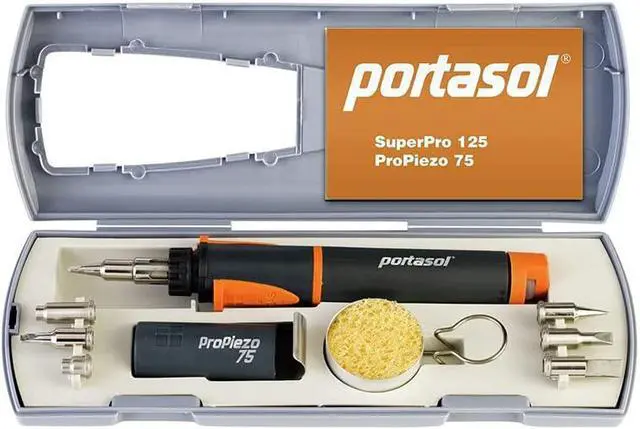 Alt view image 4 of 6 - Portasol PP-1K Cordless Self Igniting Soldering and Heat Tool Kit