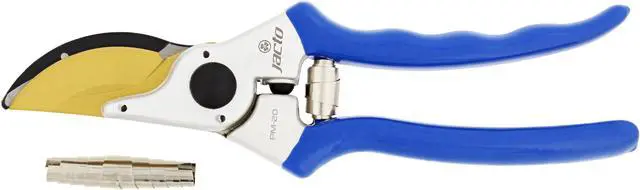 Main image of Jacto Garden Pruning Shears - 8.2in Titanium Coated Bypass Hand Pruner Clipper