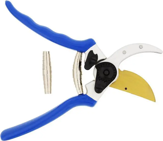 Alt view image 3 of 4 - Jacto Garden Pruning Shears - 8.2in Titanium Coated Bypass Hand Pruner Clipper