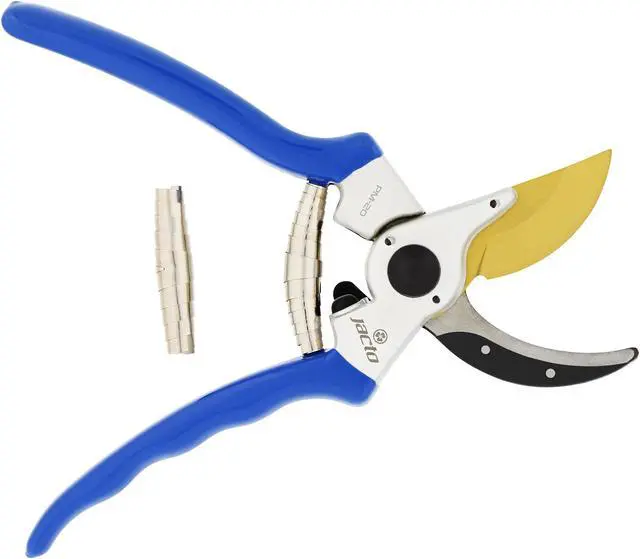 Alt view image 2 of 4 - Jacto Garden Pruning Shears - 8.2in Titanium Coated Bypass Hand Pruner Clipper