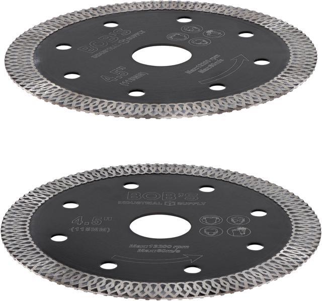 Alt view image 5 of 6 - BISupply Diamond Angle Grinder Blade - 4.5in Masonry Blade Circular Saw 2pc Set
