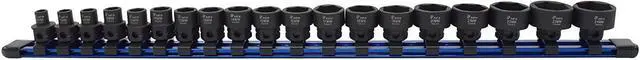 Main image of Astro Tools 78319 19pc 3/8" Drive Low Profile Nano Impact Socket Set 6-24mm